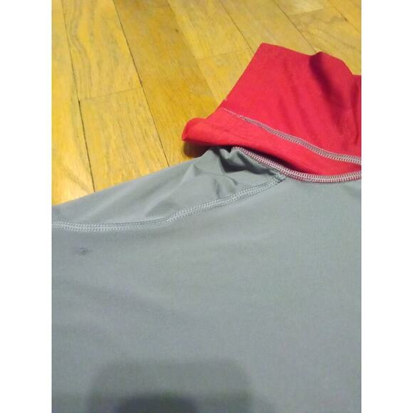 Nike Pro Combat Cincinnati Reds Short Sleeve T Shirt Dri Fit Gray Men's Medium - Picture 4 of 7